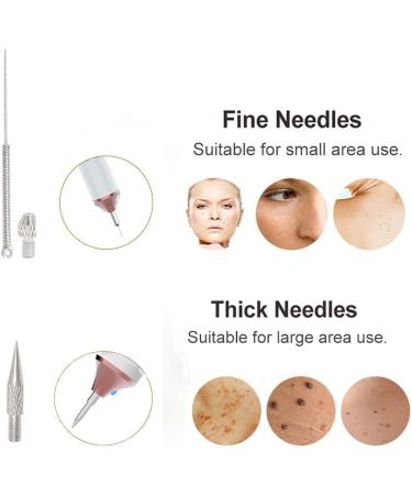 HpLNDas Plasma Pen Needle Set Skin Flap Removal Pen 19 Intensity Levels and LED Light with Replaceable Needle for Face Body Warts Freckles Nevus Age Spots - Buy Online on GoSupps.com