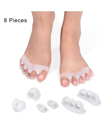 Toe Smooth Spacers - Relief for Hammer Toe Hallux Valgus Crooked Toes & Overlapping Toes - International Shipping Available - Buy Online on GoSupps.com