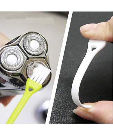 Electric Shaver Cleaning Brushes Set - 9 Nylon Bristle Razor Cleaners for Shavers & Trimmers | Essential Man's Grooming Kit - Buy Online on GoSupps.com
