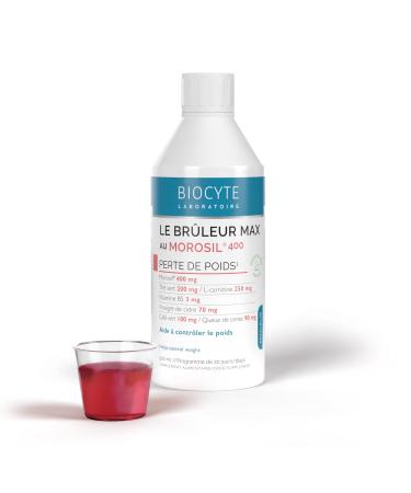 BIOCYTE Morosil Format Liquide Go t Cerise - Morosil 400mg Vinaigre De Cidre Vitamine B5 & Th Vert - Programme 20 Jours