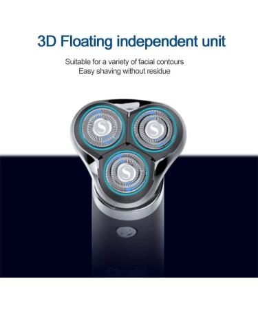 Buy Electric Razor for Men - Waterproof Rotary Shaver & USB Rechargeable Face Shaver with Beard Trimmer - International Shipping Available - Buy Online on GoSupps.com