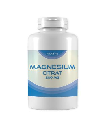 Vitasyg Vitasyg Magnesium Citrate 200 mg 180 tablets 6-month supply 200 mg of genuine magnesium (from