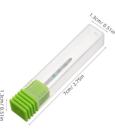 Baluue Nail Drill Bits Tungsten Steel Manicure Drill Bit Electric Pedicure Manicure Grinding Nail Art Tools for Manicure Pedicure Home Salon Green - Buy Online on GoSupps.com