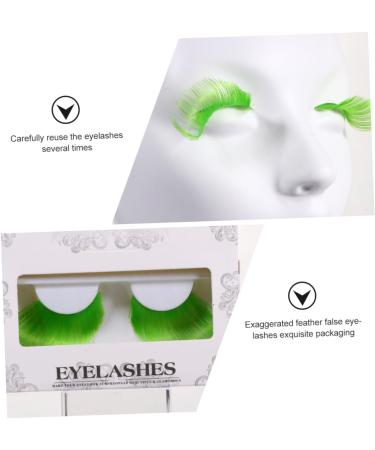 Beavorty 15 Pairs halloween extra long false eyelashes Artificial Lashes false eyelashes natural colored eyelashes extensions false lashes goth Curly head model chemical fiber Miss lengthen - Buy Online on GoSupps.com