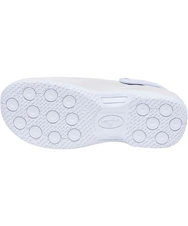 Anywear Zone Unisex Slip-Resistant Clog Nurse Shoes - Size 10 Glacier Pearl - Buy Online on GoSupps.com