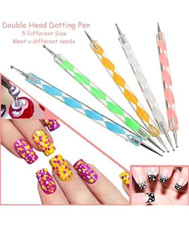 COMIART Ball Stylus Dotting Tool Set for Clay Sculpting & Nail Art - Embossing Pattern Included - Buy Online on GoSupps.com