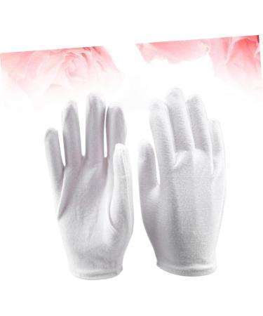 minkissy 18 Pairs Moisturizing Gloves Industrial Gloves Safety Work Gloves Jewelry Inspection Gloves Cotton Gloves for Dry Hands Beauty Gloves Spa Gloves Hand Care Gloves White Cosmetic - Buy Online on GoSupps.com