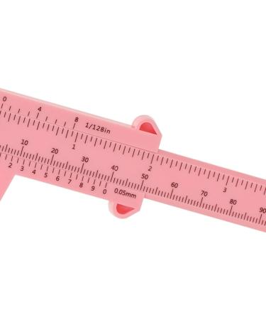 TOYANDONA Outil de Mesure des Sourcils 150 MM en Plastique Rose R gle Sourcils Pr cise Vernier Coulissant Compas Facial Portable pour Maquillage et Microblading - Buy Online on GoSupps.com
