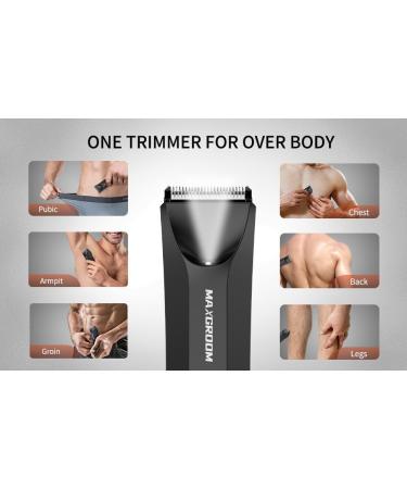 MAXGROOM Body Hair Trimmer for Men - Electric, Waterproof & Rechargeable - Buy Online on GoSupps.com