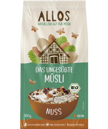 Nature BV Allos Bio The unsweetened nut muesli 6 x 500 g