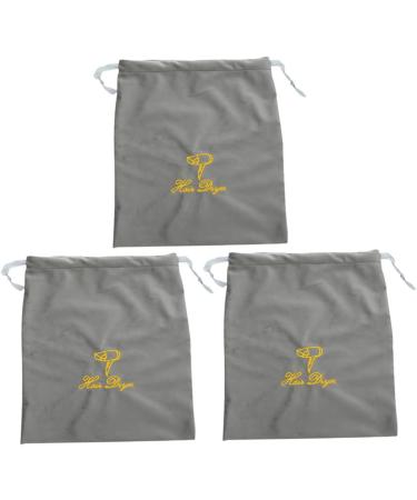 FOMIYES 2sets Blow Dryer Bag Hair Dryer Storage Curling Iron Travel Bag Duffel Bags for Traveling 3pcs*2 - Buy Online on GoSupps.com