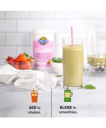 Garden of Life Grass Fed Collagen Beauty - Strawberry Lemonade 9.52 oz (270g) - Premium Collagen Supplement - Buy Online on GoSupps.com