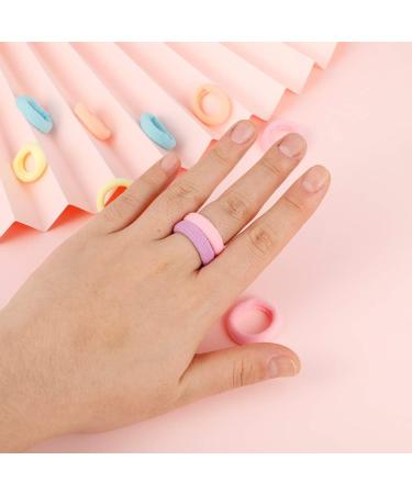 100pcs Hair Ties for Toddler Girls Soft Elastic Hair Ties Bands Mini Hairbands Ponytail Holders Seamless Hair Bands for Baby Kids (Assorted Colors) - Buy Online on GoSupps.com