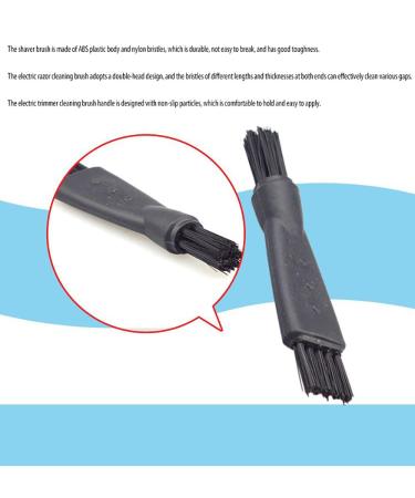 10 x Razor Cleaning Brushes - Men's Shaving Brush Double Head Trimmer Brush Universal Razor Cleaner - Buy Online on GoSupps.com