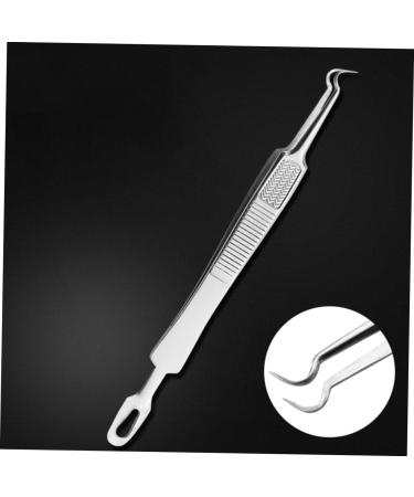 Healeved 3pcs Clip Comedone Blemish Extractor Tweezers Blackheads Zit Popping Tool Kit Stainless Steel - Buy Online on GoSupps.com