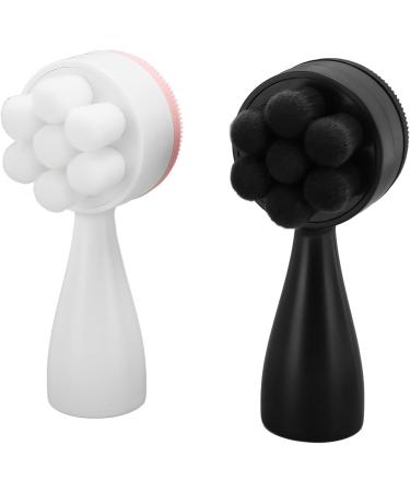 Facial Deep Cleansing Brush Double Sided Soft Bristles Exfoliating Manual Face Brush for Travel - Buy Online on GoSupps.com