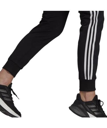 adidas Women's Essentials 3-Stripes Pants - Large Black/White - Buy Online on GoSupps.com