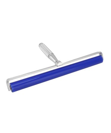 Hair Removal Stickers Static Electricity Antislip Texture Dust Roller Easy Operation For Removing Hair Dander Fiber Silicone Hand Roller (12 Inch)