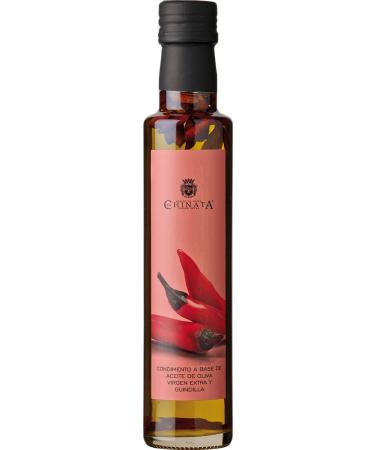 La Chinata Aceite De Oliva Virgen Extra Guin DILA, Native Olive Oil with Vanilla ONIS Pepper, Pack of 2 (2 x 250ml)