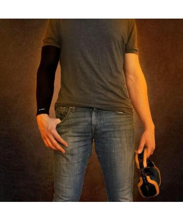 T-B Compression Arm Sleeve for Gaming | Comfortable Cooling & Breathable Black Sleeve - Perfect Fit for Gamers - Buy Online on GoSupps.com