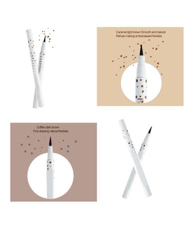 Buy Waterproof Freckle Pen - Natural Lifelike Faux Freckles Makeup in Light & Dark Brown | International Shipping - Buy Online on GoSupps.com