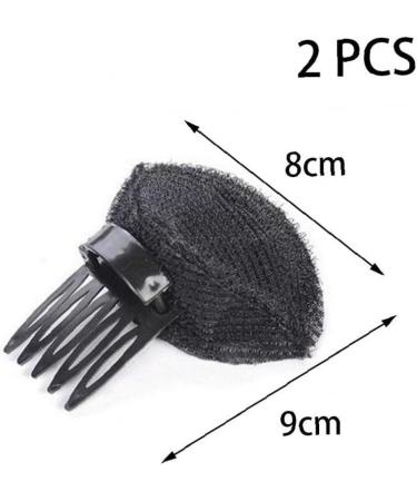 Pinicecore 2 Parts Puff Hair Head Cushion - Invisible Fluffy Hair Pillow for Princess Style - Black - Buy Online on GoSupps.com