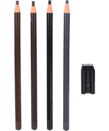 Eyebrow Pencils Sharpener Set Microblading Makeup Tool Eyebrow Pencil Set Firm Sturdy for Beauty Salon for Women - Buy Online on GoSupps.com