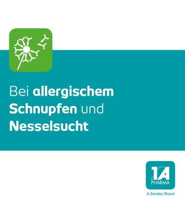 Levocetirizine 1 A Pharma | Allergy Relief for Itching Allergic Rhinitis & Hives | 100 Film-Coated Tablets - Buy Online Worldwide - Buy Online on GoSupps.com