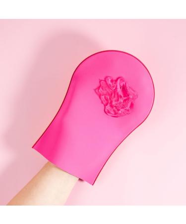 b.tan Gel Body Self Tanning Mitt | Glow Your Own Way Smooth Gel Mitt - Self Tan Gel Applicator Glove Streak-Free Even Application Double Sided Reusable - Buy Online on GoSupps.com