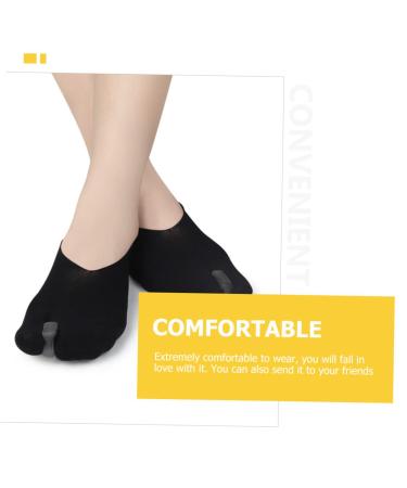 Healeved 5 Pairs Separator Boat Socks - Orthotic Foot Stretcher & Bunion Protector for Men & Women | Comfortable Polyester Fiber - Buy Online on GoSupps.com