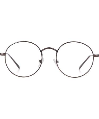 ADEWU Round Anti-Blue Light Glasses for Men & Women - Prescription-Free Eye Protection for Gaming & Computer Use - Buy Online on GoSupps.com