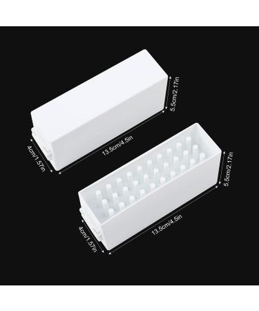 30 Holes Nail Drill Holder Nail Grinding Head Storage Box Nail Cutter Bit Holder Nail Cutter Bit Storage Box for Nail Cutter Attachment Bit Dustproof - Buy Online on GoSupps.com