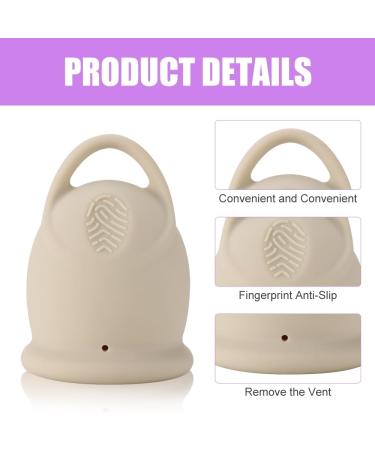 Buy MineUp Menstrual Cup Set - Medical Silicone Period Cup for Active Women | Beige Size S - Buy Online on GoSupps.com