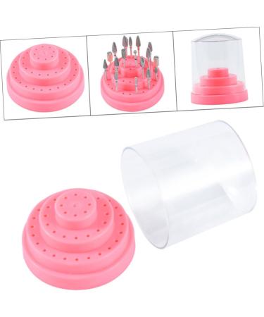 POPETPOP 1pc 48 Nail Drill Bits Holder Display Holder Stand Nail Grinding Head Storage Nail Bit Holder Container Manicure Drill Bits Holder Nail Display Stand Bracket Box Multicolor Size 1 Pink - Buy Online on GoSupps.com