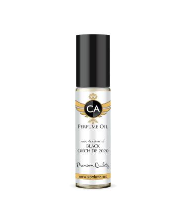CA Perfume Impression of Tom F Black Orchide 2020 For Women & Men Replica Fragrance Body Oil Dupes Alcohol-Free Sample Travel Size Concentrated Long Lasting Attar Roll-On 0.3 Fl Oz/10ml
