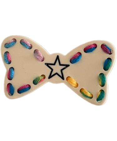 Cute Barrettes Clip Sweet Mini Braided Bow Colorful Hairpin Y2K Girls Harajuku 2000s Hairpin Women Girls Hair Clips For Thick Hair - Buy Online on GoSupps.com