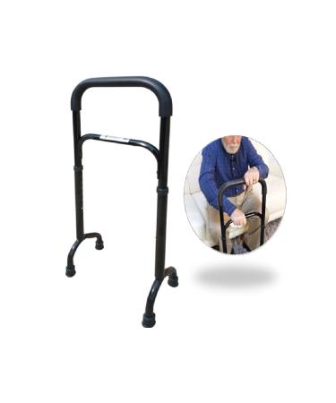 Rock Steady Cane- Stand Assist Adjustable Walking Cane Keeps You Independent - Walking, in Your Bathroom and Car. The Versatile Self Standing Cane Replaces Walkers, Crutches and Easy Up Aids