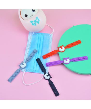 Minkissy Adjustable Mask Ropes & Earrings | Ear Hooks for Face Cover Hearing Protection & Slipproof Silicone Extensions - Buy Online on GoSupps.com