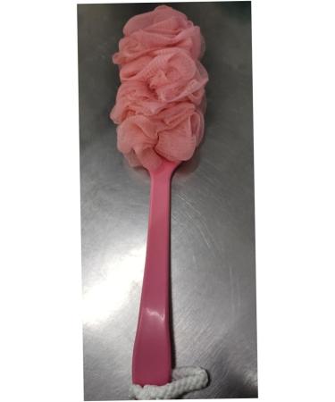 minkissy 3pc Bath Sponge Bath Ball Wooden Long Handle Bath Flower Shower Ball Shower Sponge Towel Take a Bath - Buy Online on GoSupps.com