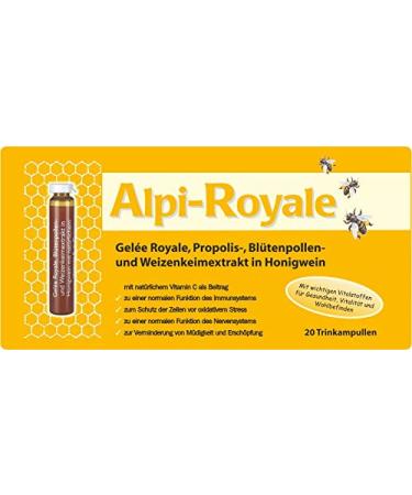 Alpi Royale Propolis Flower Pollen 20 drinking ampoules of 10 ml each