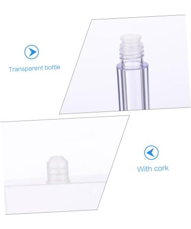  SOESFOUFU Set of 10 Refillable 5ml Plastic Lip Gloss Tubes - Travel Size - Convenient and Trendy - Buy Online on GoSupps.com