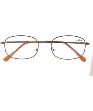 Eyekepper Metal Frame Reading Glasses - 4-Piece Mixed Set with Spring Hinges +1.00 | Trendy & Comfortable Eyewear - Buy Online on GoSupps.com