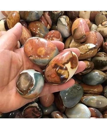 3pc Natural Minerals Ocean Jasper Palm Size Tumbled Stones for Decoration - Buy Online on GoSupps.com