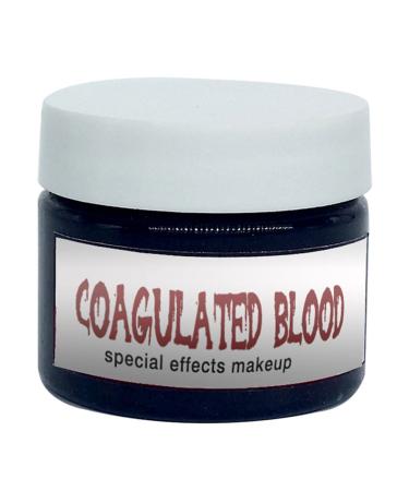 Minkissy fake plasma halloween wound blood bleed for face theatrical vampire blood Artificial blood horror blood plasma blood cladding make-up blood gel honey condensation 4.3x4.3x3.4 cm dark red