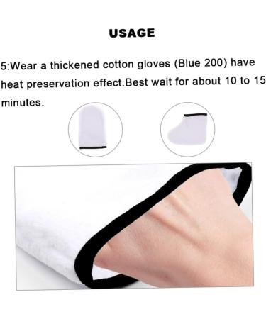 Hand Moisturizer Gloves Paraffin Wax Gloves Hand Foot Care Exfoliating Covers Paraffin Wax Protection Retain Heat Hand Foot Care Gloves Set for Removing Dead Skin - Buy Online on GoSupps.com