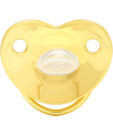Hyuduo Golden Baby Pacifier - Personalized Curved Design Safe Materials 26 Letters Healthy Bling - Essential Clips for Newborns (6-18 Months) - Buy Online on GoSupps.com