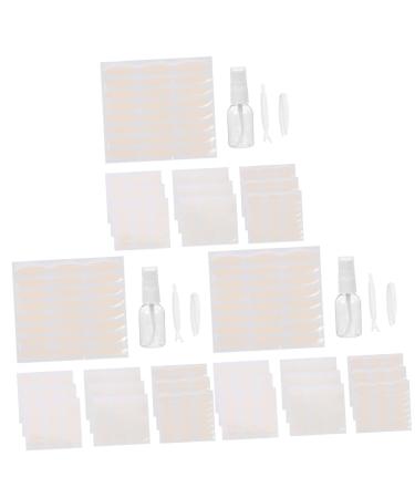 minkissy 9 Sets Double Eyelid Sticker Invisible Eyelid Tapes Eyelid Stickers Makeup Tape Lace Net Eyelid Strips Eyelid Lift Tapes Eye Makeup Supplies Hooded Eye Stickers Eyes Lifting Belt