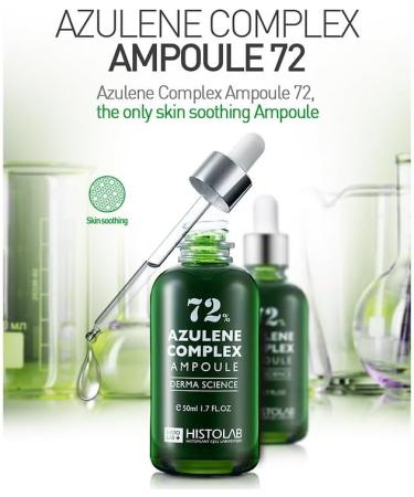 HISTOLAB 72% Azulene Complex Ampoule - Acne Treatment Skincare from Korea | Best International Shipping - Buy Online on GoSupps.com