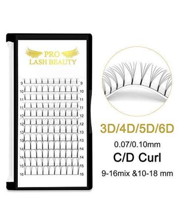 Shop Premium 3D 4D 5D 6D Eyelash Extensions - 0.07 & 0.10 Volume Effects | International Shipping - Buy Online on GoSupps.com