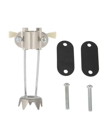 Cane Ice Grip Attachment Outdoor Non-Slip Walking Mobility Crutches Ice Grip Hiking Pole Tip with Protective Rubber Pads